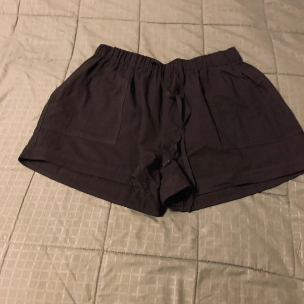 Black Drawstring shorts